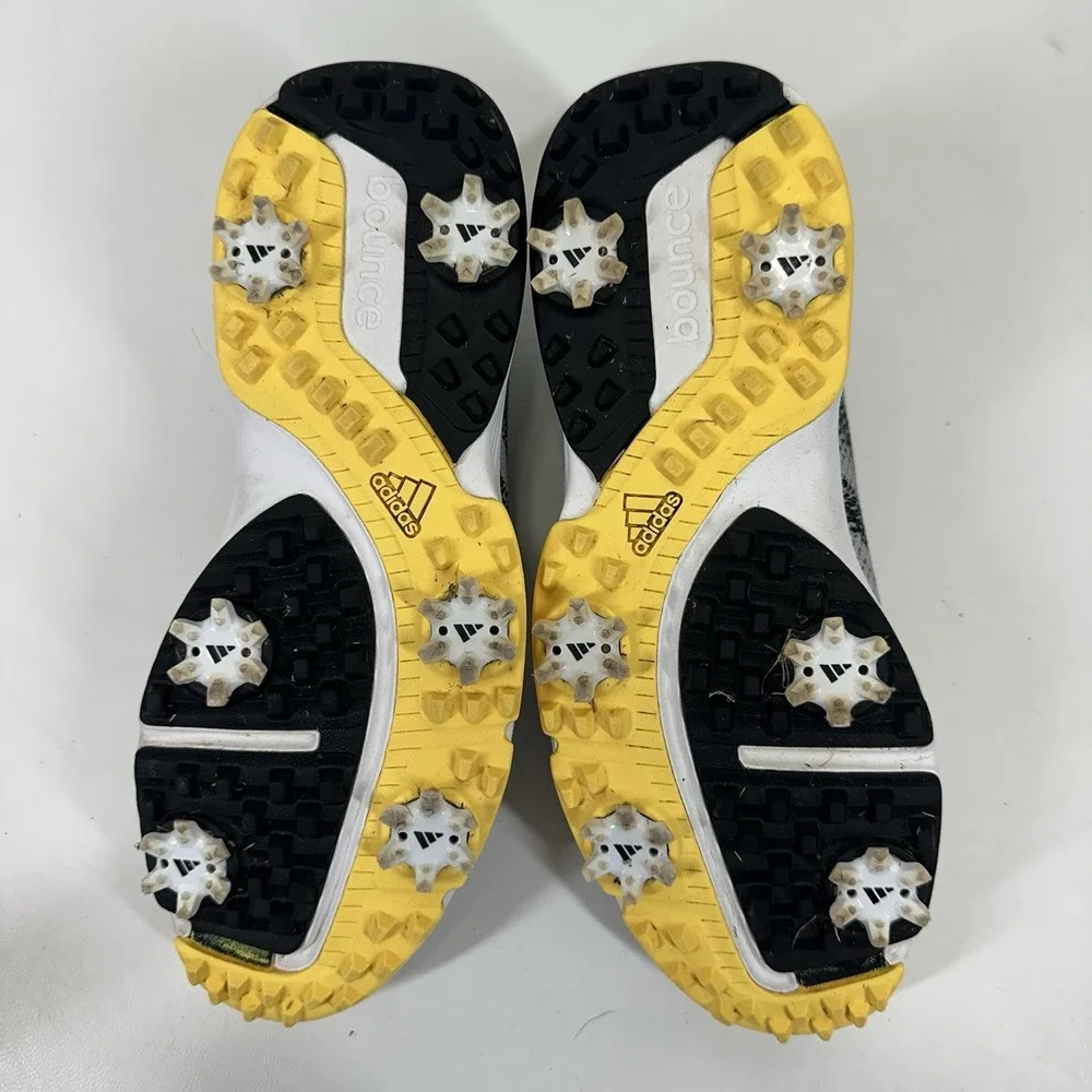 adidas CodeChaos 22 BOA J White Beam Yellow Golf‎ Shoes. Men's 6.5 GW0856